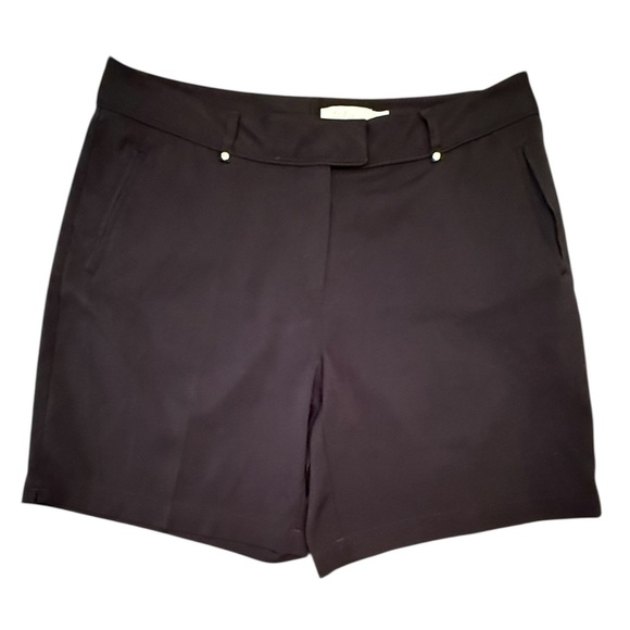 Lady Hagen Black Tailored Bermuda Shorts Size 8/Medium - Picture 1 of 8